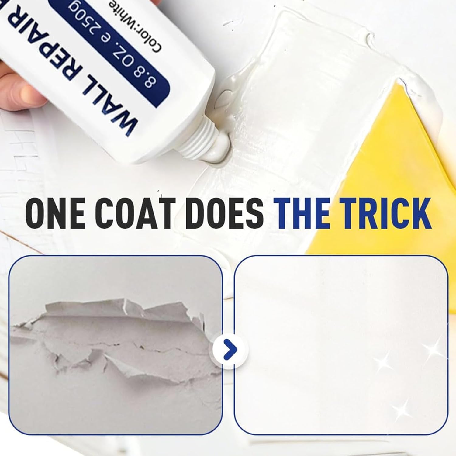 Drywall Patch Repair Kit, 250g Wall Mending Agent