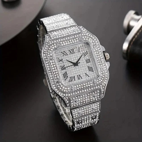 Bling Rapper Necklace, Watch+Bracelet Jewelry