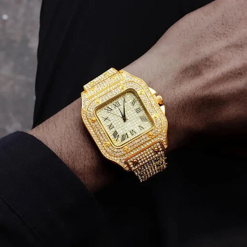 Bling Rapper Necklace, Watch+Bracelet Jewelry